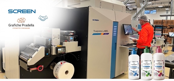 Grafiche Pradella Strengthens Production Capacity with Hybrid SCREEN Truepress LABEL 350UV SAI S
