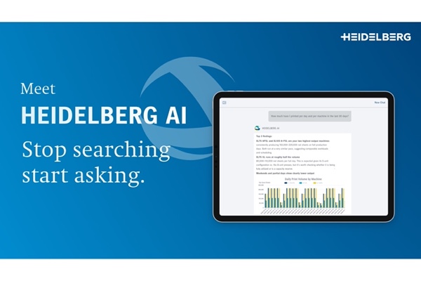 Heidelberg uses AI to simplify production analysis in print shops